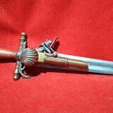 Panoplie de epoca pumnal cu pistol